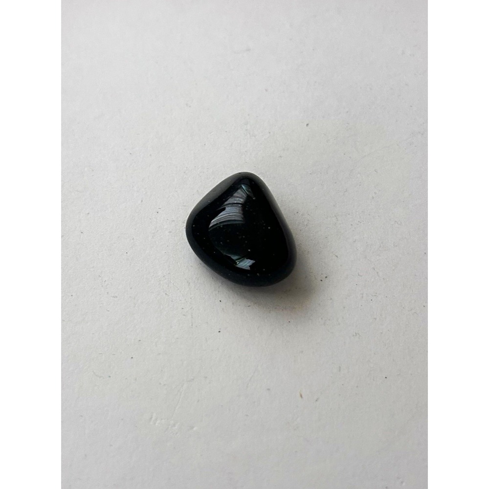 Black Polished Tumbled Stone Crystal Specimen - Tumbled Shape